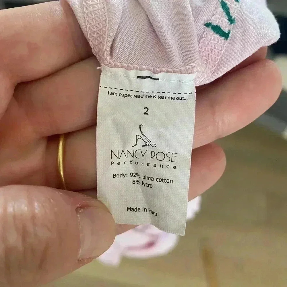 Nancy Rose Performance Tank Top Pink Size 2 - Picture 8 of 8